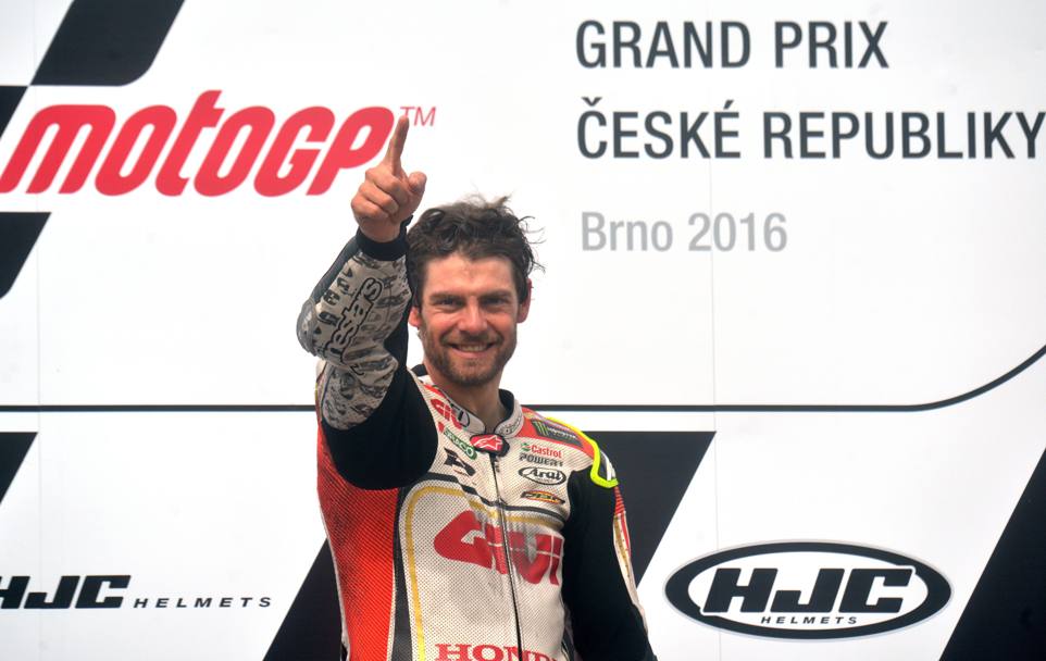 Crutchlow trionfa,  la prima vittoria della carriera in MotoGP. Afp